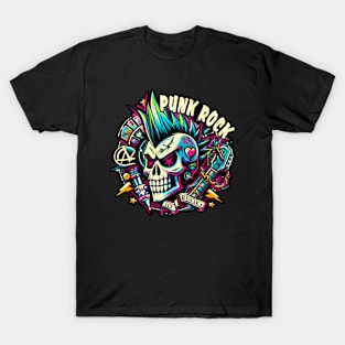 Punk Palette: A Riot of Rhythm and Art T-Shirt